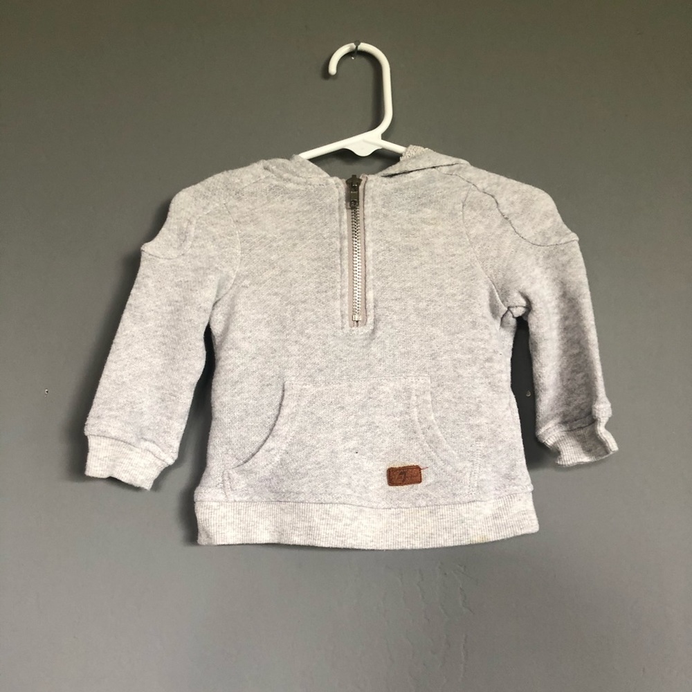 Baby long sleeve hoodie, Size 12M